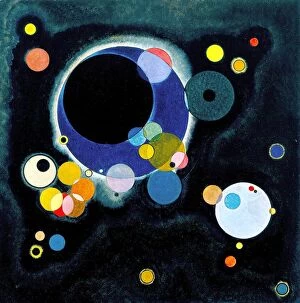 Images Dated 26th April 2019: Several Circles, 1926. Artist: Kandinsky, Wassily Vasilyevich (1866-1944)