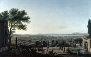 The City and Roads of Toulon, France, 1756. Artist: Claude-Joseph Vernet The City and Roads of Toulon, France, 1756. Artist: Claude-Joseph Vernet