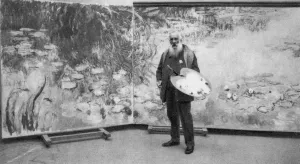 Claude Monet, French Impressionist painter, 1923 Claude Monet, French Impressionist painter, 1923