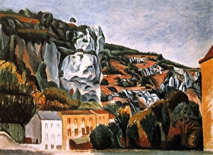 Cliffs Print, 1912 by Andre Derain