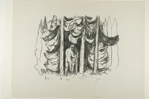 Edvard Munch Art Prints: The Cloud, 1908/09. Creator: Edvard Munch