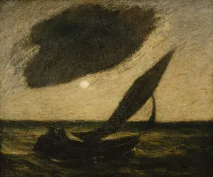 Heritage Art From The USA Prints: Under a Cloud, ca. 1900. Creator: Albert Pinkham Ryder