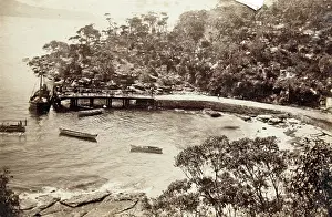 Australian Coastline Prints: Cobblers Beach, Mosman, c1910s. Creator: Unknown