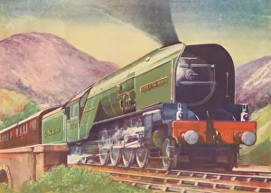 Cock O The North Locomotive Print, 1940