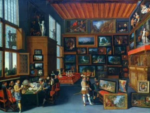 Cognoscenti in a Room hung with Pictures, c1620 Cognoscenti in a Room hung with Pictures, c1620