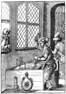 Coin maker, 16th century (1849).Artist: Jost Amman Coin maker, 16th century (1849).Artist: Jost Amman
