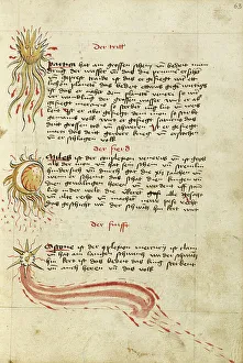 Comet Print, circa 1464