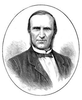 Civil Engineering History Prints: Commendatore Grattoni, engineer of the Mont Cenis Tunnel, 1871. Creator: Unknown