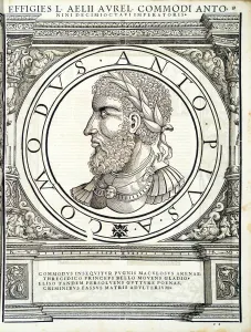 Commodus Woodcut Print, 1559