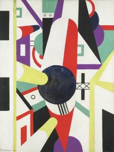 Abstract Art 1920s Prints: Composition, 1920. Creator: Thorvald Hellesen