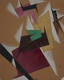 Heritage Images Print of Popova's Composition, 1921