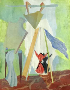 Surrealism Art Prints: Print of Composition, 1932 Oil on paper