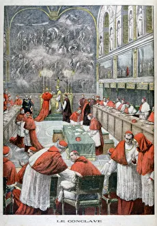 Roman Catholicism History Prints: The Conclave, 1903