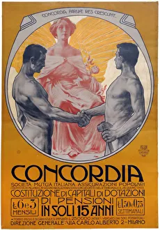 Italian Advertising Posters Prints: Concordia