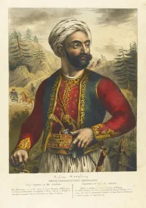 Constantine Botsaris Print, Greek Revolutionary Leader