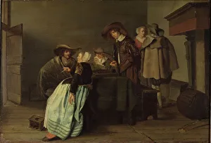 Dutch Golden Age Fashion Prints: A Conversation, 1628. Creator: Pieter Codde