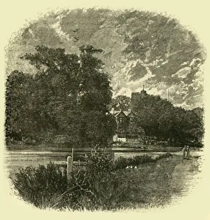 Heritage Images Print: Cookham on the River Thames, 1898