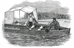 British Water Transport Prints: Cordingly's Floating Bath, 1850. Creator: Hare