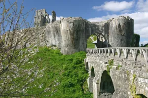 Medieval Buildings UK Prints: Corfe Castle, Dorset