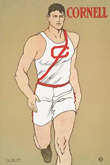 Early 20th Century Sportswear Prints: Cornell, c1908. Creator: Edward Penfield