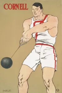 Early 20th Century Sportswear Prints: Cornell, c1908. Creator: Edward Penfield