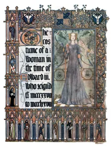 The costume of a woman in the reign of Edward III, (1909) The costume of a woman in the reign of Edward III, (1909)