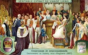 The Crowning of Victoria, Queen of England in 1837, (c1900) The Crowning of Victoria, Queen of England in 1837, (c1900)