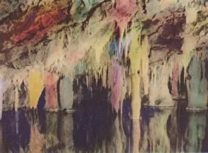 Oceania Geographical Features Prints: Crystal Cave, Yanchep, c1947. Creator: Unknown