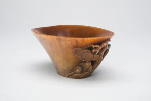 Qing Dynasty Ceramics Prints: Cup with Handle in the Form of a Scholar Seated... Late Ming or early Qing dynasty