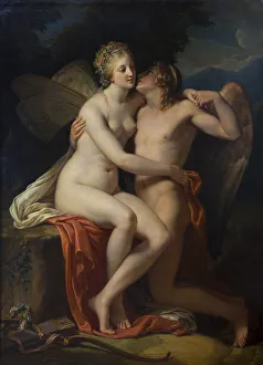 Cupid and Psyche Print, State Museum Arkhangelskoye Estate Collection