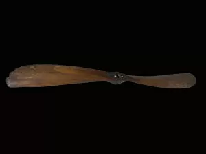 Airscrew Collection: Curtiss Ely Propeller, fixed-pitch, two-blade, wood and metal, 1911