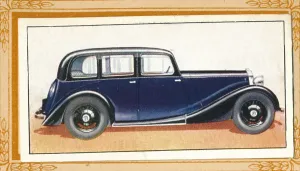 British Automobile Industry Prints: Daimler 15 Saloon, c1936