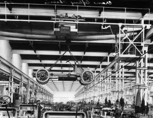 Daimler Chassis Shop Print, c1911-c1914