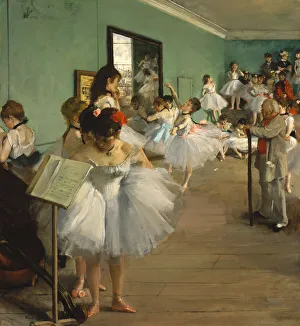 The Dance Class Print, 1874 by Edgar Degas