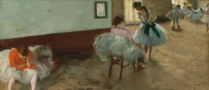 The Dance Lesson, c. 1879. Creator: Edgar Degas The Dance Lesson, c. 1879. Creator: Edgar Degas