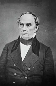 Daniel Webster Portrait Prints: Daniel Webster, between 1855 and 1865. Creator: Unknown