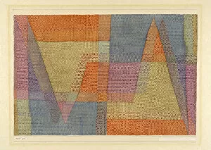 Images Dated 9th April 2019: Das Licht und die Scharfen (La lumiere et les aretes), 1935. Creator: Klee