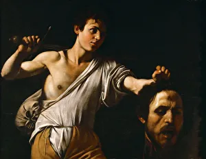 Prints of David with the Head of Goliath. Found in the Collection of Art History Museum, Vienne Caravaggio Prints: David with the Head of Goliath Print, Art History Museum, Vienne