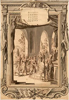 David's Census Print by Johann Melchior Füssli (1677-1736)