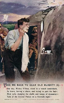 Vintage War Posters UK Prints: Take Me Back To Dear Old Blighty (3), c1916