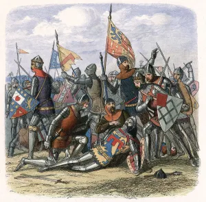 Death of Henry Percy (Harry Hotspur) at the Battle of Shrewsbury, 21 July 1403, (c1860) Death of Henry Percy (Harry Hotspur) at the Battle of Shrewsbury, 21 July 1403, (c1860)