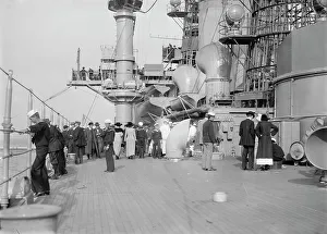 USS Arkansas Print, c1910-1915