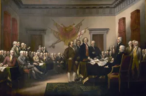 John Trumbull Artwork Prints: Declaration of Independence, 1819