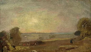 John Constable Paintings Prints: Dedham Vale, 1805. Creator: John Constable