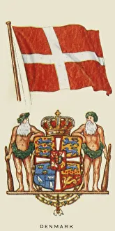 Danish Flag Prints: Denmark, c1935. Creator: Unknown