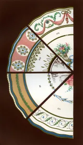 Derby Patterns Dinner and Dessert Services Print, 1876