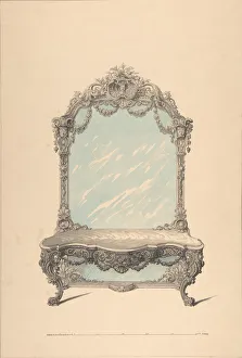 Design for Console Table Print, 1850-1904