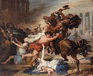 Classicism Fine Art Images Prints: Destruction of Jerusalem by the Romans (Study)