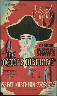 George Bernard Shaw Plays Prints: The Devil's Disciple, Chicago, 1937. Creator: Unknown