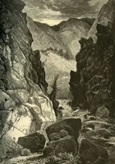 William Cullen Bryant Literature Prints: Devils Gate, Weber Canon, 1874. Creator: John Filmer